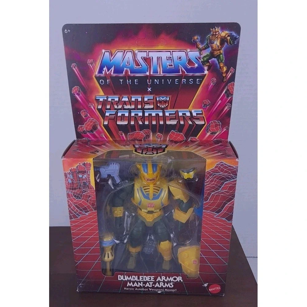 Masters of the Universe X Transformers Bumblebee Armor Man-At-Arms Action Figure